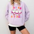 Halloween Dance Teacher Pas De Boo-Ree Ghost Ballet Dancer Comfort Colors Sweatshirt Orchid Halloween Dance Teacher Pas De Boo-Ree Ghost Ballet Dancer Comfort Colors Sweatshirt Orchid