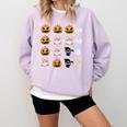 Halloween Math Teacher Men Women Order Of Operations Comfort Colors Sweatshirt Orchid