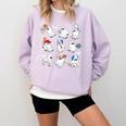 Halloween PE Teacher Ghost Playing Soccer Football Baseball Comfort Colors Sweatshirt Orchid Halloween PE Teacher Ghost Playing Soccer Football Baseball Comfort Colors Sweatshirt Orchid