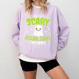 Halloween This Is My Scary Preschool Teacher Custome For Men Women Kids Comfort Colors Sweatshirt Orchid Halloween This Is My Scary Preschool Teacher Custome For Men Women Kids Comfort Colors Sweatshirt Orchid