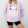 Halloween Teacher Composition Book Notebook Matching Group Comfort Colors Sweatshirt Orchid