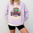 Halloween Teacher Zombie Reading Is Good For Brains Comfort Colors Sweatshirt Orchid Halloween Teacher Zombie Reading Is Good For Brains Comfort Colors Sweatshirt Orchid