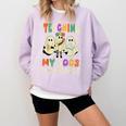 Halloween Teaching My Boos Cute Ghost Teacher Life Costume Comfort Colors Sweatshirt Orchid Halloween Teaching My Boos Cute Ghost Teacher Life Costume Comfort Colors Sweatshirt Orchid