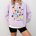 Happy Dot Day 2025 Polka Dot Boys Girls Kids Teacher Dot Day Comfort Colors Sweatshirt Orchid Happy Dot Day 2025 Polka Dot Boys Girls Kids Teacher Dot Day Comfort Colors Sweatshirt Orchid
