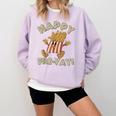 Happy Fri Yay Retro French Fries Friday Lovers Fun Teacher Comfort Colors Sweatshirt Orchid Happy Fri Yay Retro French Fries Friday Lovers Fun Teacher Comfort Colors Sweatshirt Orchid