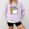 Happy Fri-Yay Teacher Fry Yay Friday Weekend Comfort Colors Sweatshirt Orchid Happy Fri-Yay Teacher Fry Yay Friday Weekend Comfort Colors Sweatshirt Orchid