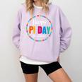 Happy Pi Day Pie Math Coach Teacher Pi Day Lover Nerdy Comfort Colors Sweatshirt Orchid