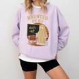 Haunted By 67 Ghost Math Joke Student Halloween Nerd Teacher Comfort Colors Sweatshirt Orchid Haunted By 67 Ghost Math Joke Student Halloween Nerd Teacher Comfort Colors Sweatshirt Orchid