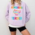 Homebound Teacher Appreciation Week Back To School Heart Comfort Colors Sweatshirt Orchid Homebound Teacher Appreciation Week Back To School Heart Comfort Colors Sweatshirt Orchid