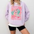 Howdy Fourth Grade Western 4th Grade Teacher Cowboy Cowgirl Comfort Colors Sweatshirt Orchid
