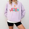 HUGvyn Square Root 4489 Math Teacher 67 Meme Halloween Comfort Colors Sweatshirt Orchid HUGvyn Square Root 4489 Math Teacher 67 Meme Halloween Comfort Colors Sweatshirt Orchid