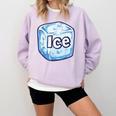 Ice Halloween Pun Costume Easy Lazy Team Group Teacher Comfort Colors Sweatshirt Orchid Ice Halloween Pun Costume Easy Lazy Team Group Teacher Comfort Colors Sweatshirt Orchid
