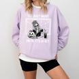 I'Ll Just Wait Until It's Quiet Halloween Teacher Mom Comfort Colors Sweatshirt Orchid