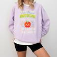 I'm That Awesome Paraeducator Teacher Comfort Colors Sweatshirt Orchid