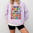 I'm Not Short I'm A Preschool Teacher Size Quote Women Comfort Colors Sweatshirt Orchid I'm Not Short I'm A Preschool Teacher Size Quote Women Comfort Colors Sweatshirt Orchid