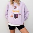 Im The Teacher Witch Halloween Matching Group Costume Comfort Colors Sweatshirt Orchid