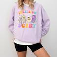 Inclusion Isn't Scary Ghost Halloween SLP Sped Teacher Comfort Colors Sweatshirt Orchid Inclusion Isn't Scary Ghost Halloween SLP Sped Teacher Comfort Colors Sweatshirt Orchid