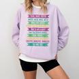 Their There And They'Re English Teacher Men Women Comfort Colors Sweatshirt Orchid Their There And They'Re English Teacher Men Women Comfort Colors Sweatshirt Orchid