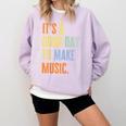 It's A Good Day To Make Music Music Lover Teacher Comfort Colors Sweatshirt Orchid It's A Good Day To Make Music Music Lover Teacher Comfort Colors Sweatshirt Orchid