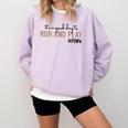 It's a Good Day To Run And Play Leopard PE Teacher Life Comfort Colors Sweatshirt Orchid It's a Good Day To Run And Play Leopard PE Teacher Life Comfort Colors Sweatshirt Orchid