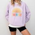 It's A Good Day To Teach Theatre Drama Club School Teacher Comfort Colors Sweatshirt Orchid