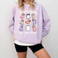 It’s Okay To Feel All The Feels Special Ed Teacher Halloween Comfort Colors Sweatshirt Orchid