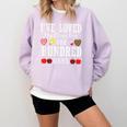 I'Ve Loved My Class For 100 Days Of School 100th Day Teacher Comfort Colors Sweatshirt Orchid I'Ve Loved My Class For 100 Days Of School 100th Day Teacher Comfort Colors Sweatshirt Orchid