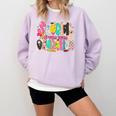 Kids Back To School Teachers Special Education Dream Team Comfort Colors Sweatshirt Orchid
