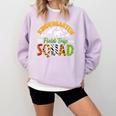 Kindergarten Zoo Field Trip Squad Matching Teacher Students Comfort Colors Sweatshirt Orchid
