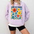 Leer Es Poder Cute Floral Boho Spanish Teacher Reading Comfort Colors Sweatshirt Orchid Leer Es Poder Cute Floral Boho Spanish Teacher Reading Comfort Colors Sweatshirt Orchid