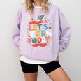 Let's Learn Today Teacher Motivational Back To School Comfort Colors Sweatshirt Orchid Let's Learn Today Teacher Motivational Back To School Comfort Colors Sweatshirt Orchid