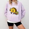 Let's Taco Bout Learning Back To School Teacher Kids Comfort Colors Sweatshirt Orchid