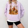 Librarian Turkey Reading Book Fall Thanksgiving Teacher Comfort Colors Sweatshirt Orchid Librarian Turkey Reading Book Fall Thanksgiving Teacher Comfort Colors Sweatshirt Orchid