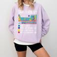 Can I Lick It Periodic Table Of Elements Science Teacher Comfort Colors Sweatshirt Orchid Can I Lick It Periodic Table Of Elements Science Teacher Comfort Colors Sweatshirt Orchid