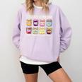 Literacy Is My Jam And I'm Here To Spread Literacy Teacher Comfort Colors Sweatshirt Orchid Literacy Is My Jam And I'm Here To Spread Literacy Teacher Comfort Colors Sweatshirt Orchid