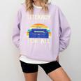 Literacy For All Visually Impaired Braille Teacher The Blind Comfort Colors Sweatshirt Orchid