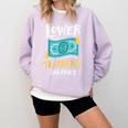 Lower Teacher's Salaries For Men Women Girls Kids Comfort Colors Sweatshirt Orchid