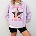 Man I Feel Like A Teacher Retro Western Country Cowgirl Comfort Colors Sweatshirt Orchid Man I Feel Like A Teacher Retro Western Country Cowgirl Comfort Colors Sweatshirt Orchid