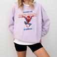Marvel Spider-Man Teachers Are Super Heroes Comfort Colors Sweatshirt Orchid Marvel Spider-Man Teachers Are Super Heroes Comfort Colors Sweatshirt Orchid