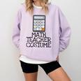 Math Teacher Costume Tshirt Halloween High School Calculator Comfort Colors Sweatshirt Orchid Math Teacher Costume Tshirt Halloween High School Calculator Comfort Colors Sweatshirt Orchid