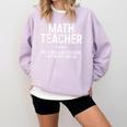 Math Teacher Definition Shirt Men Women Teacher Comfort Colors Sweatshirt Orchid Math Teacher Definition Shirt Men Women Teacher Comfort Colors Sweatshirt Orchid