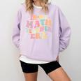 In My Math Teacher Era Retro Back To School Groovy Teacher Men Women Comfort Colors Sweatshirt Orchid In My Math Teacher Era Retro Back To School Groovy Teacher Men Women Comfort Colors Sweatshirt Orchid