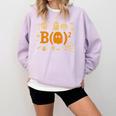 Math Teacher Ghost Shirt Cute Spooky Teacher Halloween Comfort Colors Sweatshirt Orchid
