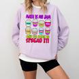 Math Teacher My Jam Here To Spread Mathematics Humor Comfort Colors Sweatshirt Orchid Math Teacher My Jam Here To Spread Mathematics Humor Comfort Colors Sweatshirt Orchid