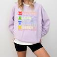 Math Teacher Math Student Mathematics Comfort Colors Sweatshirt Orchid