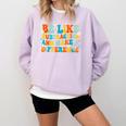 Math Teacher Be Like Subtraction And Make a Difference Comfort Colors Sweatshirt Orchid
