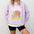 Math Teachers Love Brains Zombie Teacher School Halloween Comfort Colors Sweatshirt Orchid Math Teachers Love Brains Zombie Teacher School Halloween Comfort Colors Sweatshirt Orchid