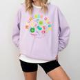 Meowcrobiology Cats Microbiology Science Teacher Comfort Colors Sweatshirt Orchid Meowcrobiology Cats Microbiology Science Teacher Comfort Colors Sweatshirt Orchid