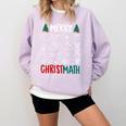 Merry Christmath – Math Christmas For Math Teacher For Men Women Kids Comfort Colors Sweatshirt Orchid