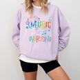 Music Is For Everyone Love For Music Teachers Comfort Colors Sweatshirt Orchid Music Is For Everyone Love For Music Teachers Comfort Colors Sweatshirt Orchid
